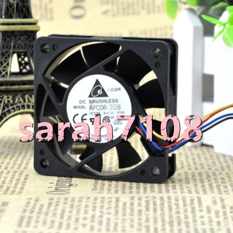 1PC AFC0612DB-F00 FAN DC AXIAL 12V 60X15 7200RPM 4 wire #YT - Image 1 of 1