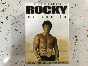 ROCKY COLECCION SYLVESTER STALLONE EDICION ESPECIAL I II III IV V 5 DVD FOX AM - Imagen 1 de 7