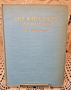 Salt Water Poems & Ballads by John Masefield 1944 Hardcover - Foto 1 di 8