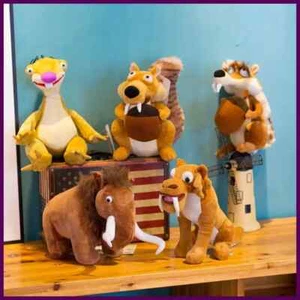 Juguete de Peluche Edad de Hielo Ardilla Mamut Elefante Diente de Espada Tigre Muñeca Suave - Imagen 1 de 29
