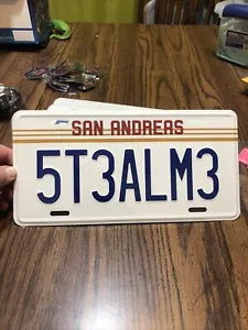 BAM! Gamer Box: Grand Theft Auto- 5T3ALM3 License Plate Prop Replica - Picture 1 of 2