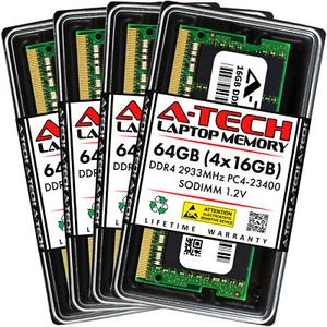 64GB 4x16GB DDR4-2933 Acer Predator PH517-61-R36T PH517-61-R8G5 Memory RAM - Picture 1 of 10