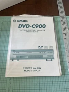 YAMAHA DVD-C900 DVD Player Owners Manual dc7 - Picture 1 of 2