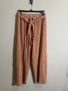 American Eagle Straight Leg Loose Belted Ankle Pants Size medium - Picture 1 of 4