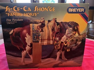 Breyer Porcelain Si-Ce-Ca Shon’ge Family Horse Indian Pony NIB by Kathleen Moody - Picture 1 of 10