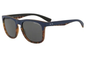Gafas de sol unisex Armani Exchange AX4058S 824687 marrón mate azul/gris - Imagen 1 de 4