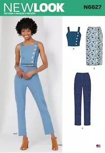 NEW LOOK 6627 MISSES' TOP SKIRT & PANTS sewing pattern - Sizes 6 - 18 - Picture 1 of 5