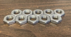 10 Pack Of M12x1.25mm Stainless Steel Nylon Insert Self-Lock Hex Nut - Picture 1 of 2