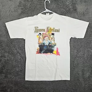 Camiseta blanca vintage Y2K 2005 Gwen Stefani Harajuku Lovers Tour talla pequeña - Imagen 1 de 11