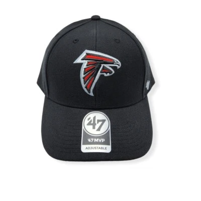 '47 Atlanta Falcons MVP Black Adjustable Strap Hat Cap - Image 1 of 4