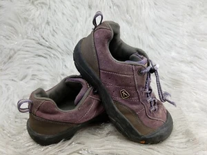 KEEN Purple Suede Leather Casual Shoes Youth Size US 3 EUR 35 - Picture 1 of 6