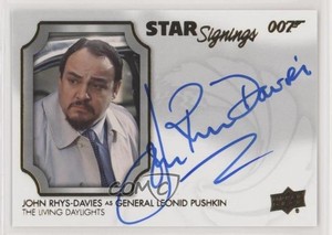 2020 James Bond Villains & Henchmen Star Signings John Rhys-Davies as Auto y1g