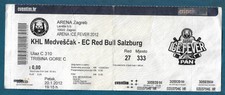 KHL Medveščak Zagreb - EC Red Bull Salzburg, ICE FEVER Ice Hockey tickets 2012.