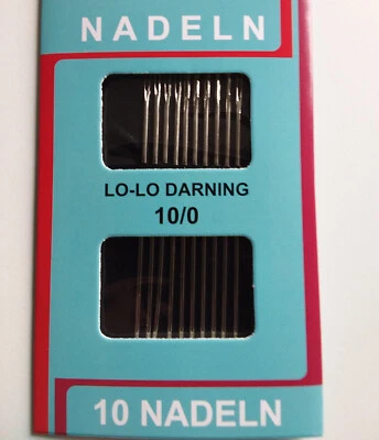 ( 0,40€/Stück)      10 lange Nadeln mit großem Öhr  ++D2++ - Bild 1 von 3