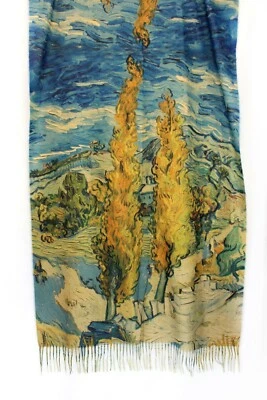 The Magic Scarf Company Mountains Print Cálido Suave Bufanda Otoño Invierno Foto 1 de 4