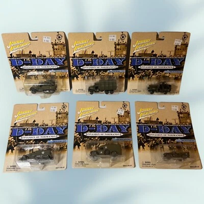 Nuevo Juego Completo De 6 Johnny Lightning Día D Invasión De Normandía DIECAST Foto 1 de 4