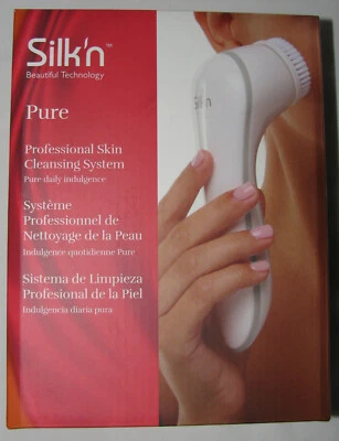 Silk’n Pure Brush Rechargeable Facial Cleansing Brush Waterproof Used Once — 第 1/4 张图片
