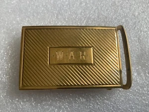 Fibbia per cintura vintage in oro giallo massiccio 14 kt art deco anni 20 americana 11,2gr - Foto 1 di 6