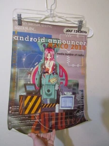 Nippon Broadcasting System Android Ansager Anime Werbe Poster Maico 2010 - Bild 1 von 5