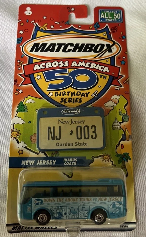 Matchbox Across America 50th Birthday Series - Ikarus Coach - New Jersey ~ - Image 1 of 4