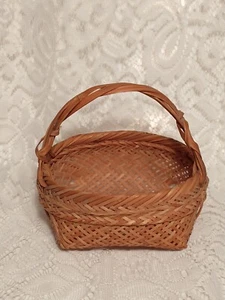 Cesta de mimbre con asa decoración del hogar tblcf1 - Imagen 1 de 12