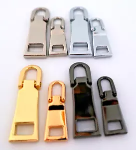 8 - REPLACEMENT - ZIPPER PULLS - METAL - Picture 1 of 3