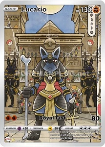 Tarjeta Pokémon Lucario Egipto VMAX EX GX ACG V Star - Imagen 1 de 2