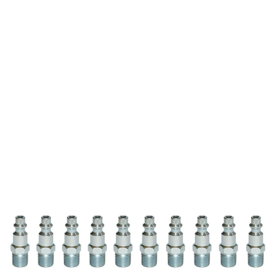 10 Pc  Pneumatic Air Quick Connect Couplers Male NPT - Image 1 of 1