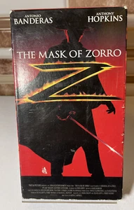 The Mask Of Zorro VHS Used Movie Antonio Banderas Anthony Hopkins - Picture 1 of 2