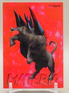 Tarjeta coleccionable Kjata Materia Final Fantasy 7 VII Carddass Masters 77 Japón ZB176 - Imagen 1 de 6
