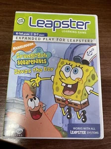 LEAPFROG LEAPSTER Spongebob Squarepants Saves The Day LEARNING GAME LEAPSTER - Picture 1 of 6