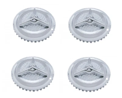 (Juego/4) Tapacubos Cromo 15" Oldsmobile Fiesta Estilo Barra Transversal Hot Rod Foto 1 de 4