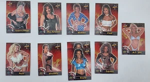 1999 WCW Topps Embossed NITRO GIRLS Divas LOT 9 Women Of WCW - Picture 1 of 2