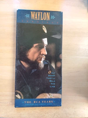 WAYLON JENNINGS ONLY DADDY THAT'LL WALK THE LINE The RCA Years Deluxe 2 DISCS CD - Image 1 of 2