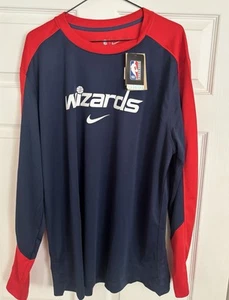 Nike NBA Wizards Official Warm Up Shooting Shirt XL Brand New - Picture 1 of 3