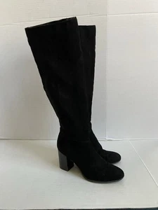 Sam Edelman Reitstiefel Circus schwarz Leder kniehoch Wildleder Damengröße 10 - Bild 1 von 16