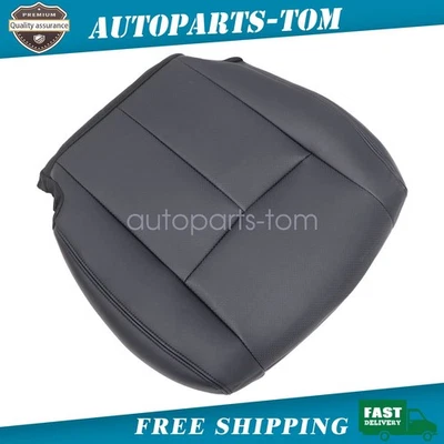 For 2017 2018 2019 2020 Nissan Rogue Passenger Bottom Leather Seat Cover Black — 第 1/4 张图片