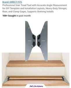 Professional Stair Tread Tool with Accurate Angle Measurement for DIY... - Picture 1 of 6