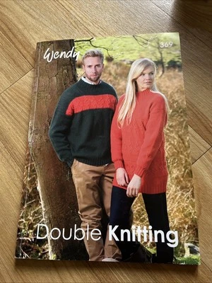 Wendy Double knitting pattern book 369 - 10 Adult designs in DK A4 36 Pages - Image 1 of 4