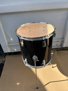Free P&P. 14” CP Century Percussion Floor Tom Drum. Black Finish. 14x13” - Picture 1 of 19