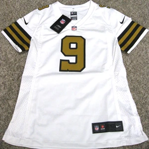 Camiseta deportiva para mujer Drew Brees New Orleans Saints pequeña color blanco Rush Nike Game - Imagen 1 de 7