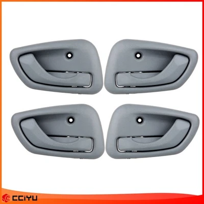 Juego de 4 manijas interiores interiores interiores para Chevy Tracker 99-04 gris Foto 1 de 4