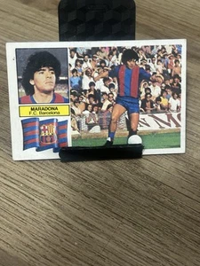 Diego Maradona—Rookie—‘82 Ediciones Este—Liga—RARE VERSION—EX/VG/POOR—(SEE PICS) - Picture 1 of 22