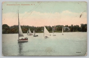 Skaneateles Lake Skaneateles New York NY Postcard Sail Boats - Picture 1 of 2