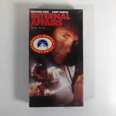 Internal Affairs (VHS, 1990) Richard Gere/Andy Garcia NEW SEALED Foto 1 de 4