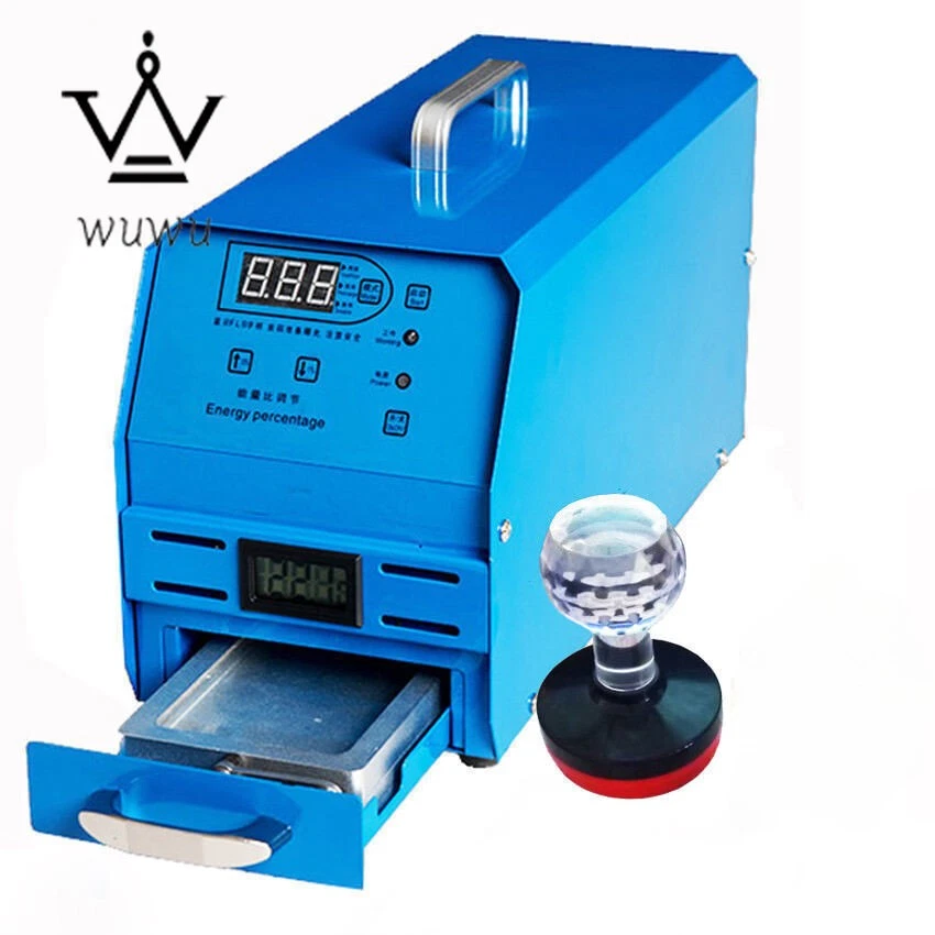 110V/220V Self Inking Flash Stamp Seal Maker Photosensitive Seal Machine - Image 1 of 3