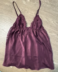 Victoria's Secret Black Label Spitze Baby Puppe Camisole Oberteil klein kokett y2k 90er - Bild 1 von 8