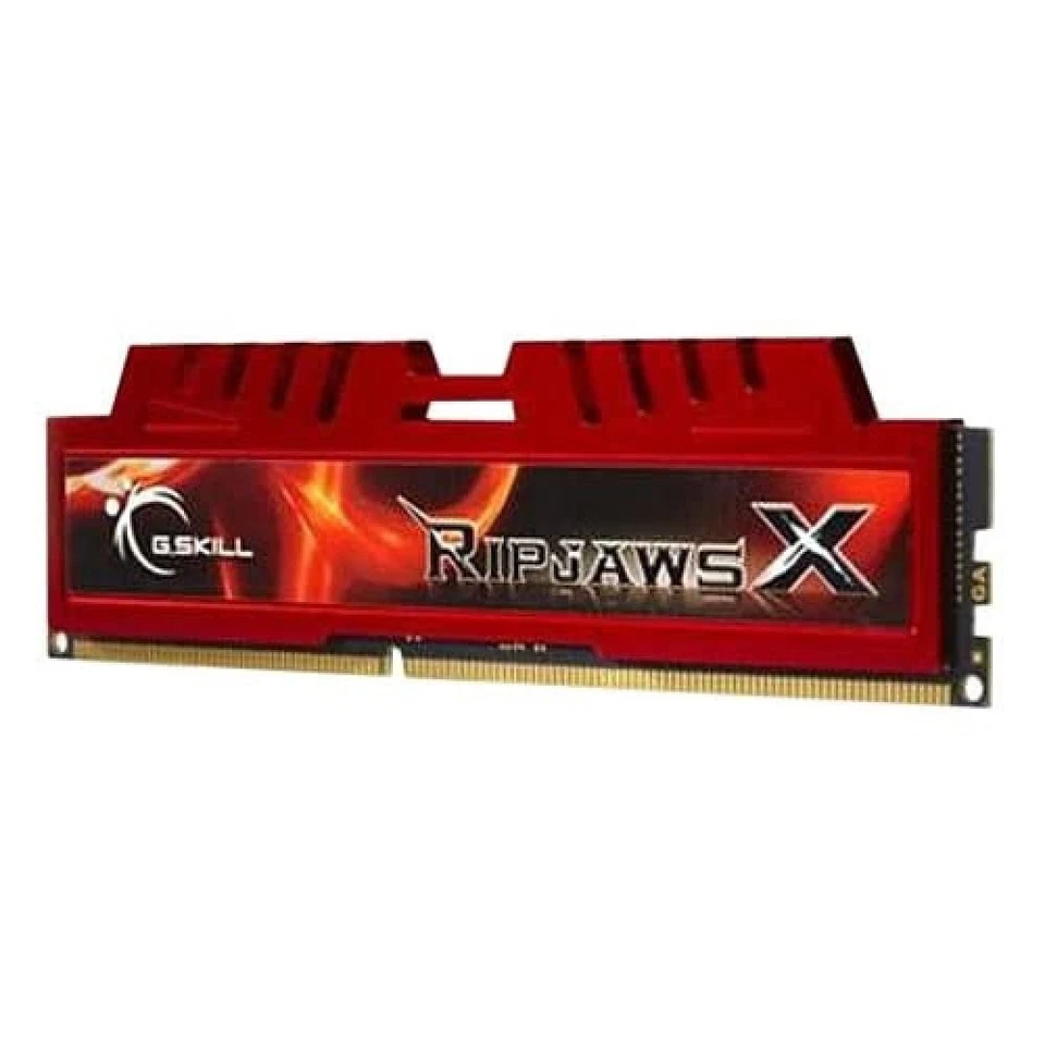 G.Skill 8GB Ripjaws X Single Channel Memory Kit - Red (1x 8GB, DDR3, 1600MHz, 1. - Image 1 of 1