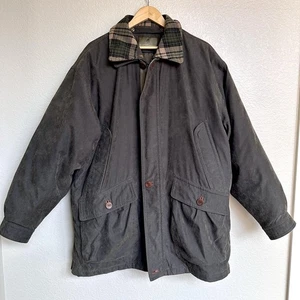 RAINFOREST Men’s Down Lined Outdoor Chore Barn Work Western Coat, Brown Sz L - Picture 1 of 13
