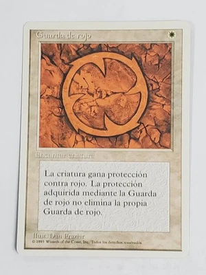MTG Red Ward (Spanish 4th Edition (WB)/White/U) - BGM - Image 1 of 2
